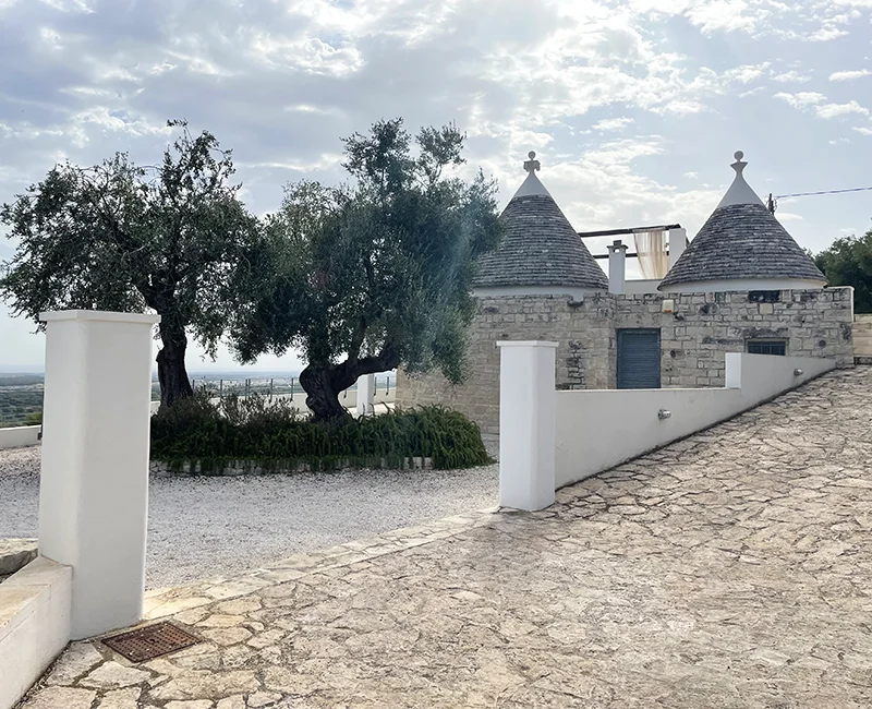 LANDSCAPE entrance to the property
